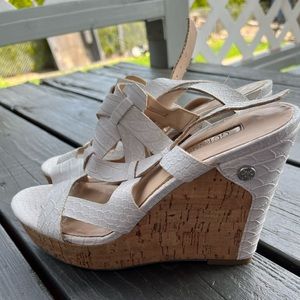 Guess wedge heel shoes
